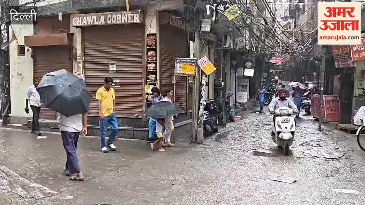 Waterlogging in Delhi Baljit Nagar without rain