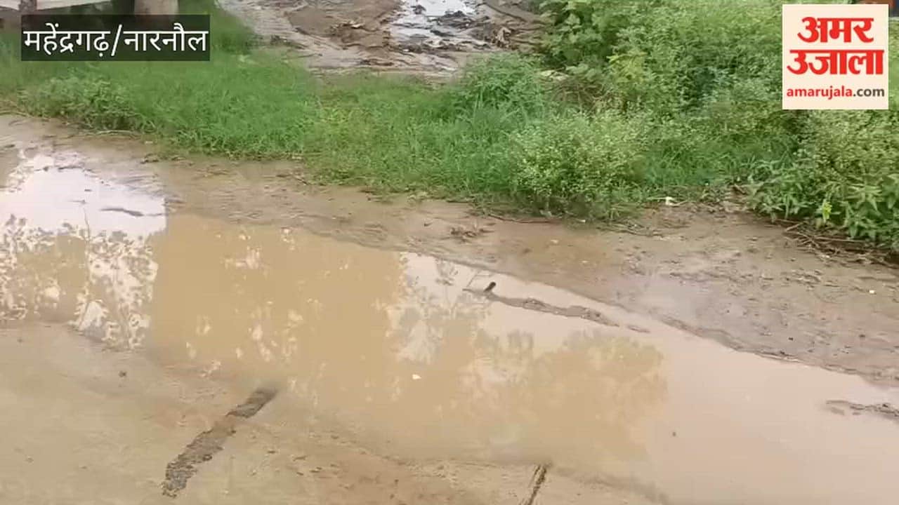 Bamanwas roads turn into rivers during rain; villagers demand a permanent solution.