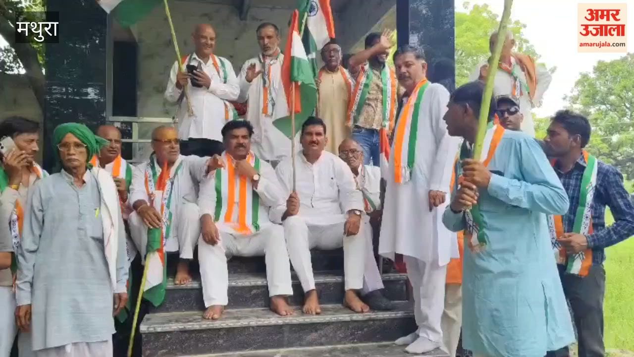 grand Tiranga Yatra was taken out in Baldev in Mathura