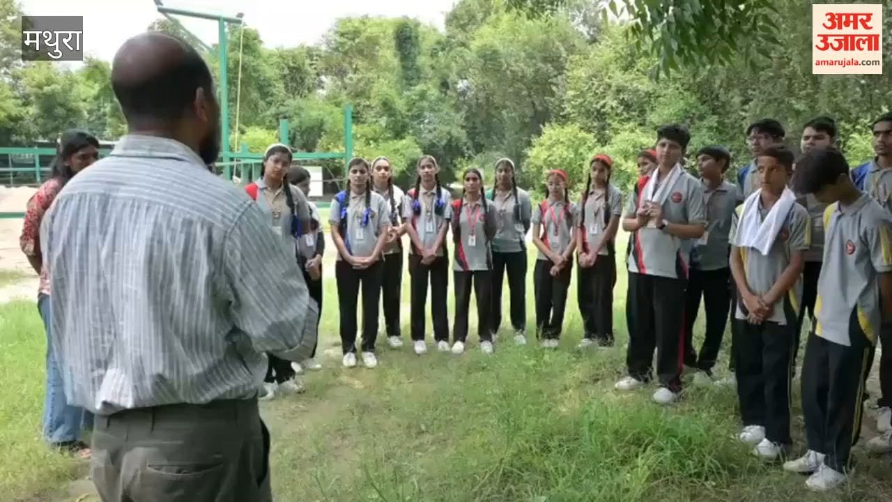 Children visited an elephant conservation center on World Elephant Day