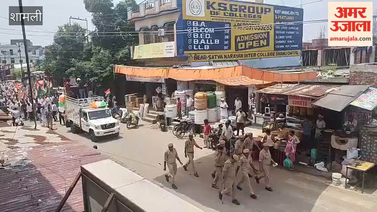 Shamli: Grand ‘Har Ghar Tiranga’ March Held in Shamli