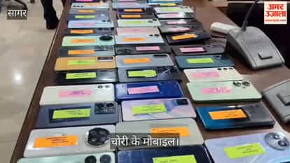 Sagar Police Cyber Cell Recovers 112 Stolen Mobile Phones Worth Rs 16 Lakh, Handed Back to Owners