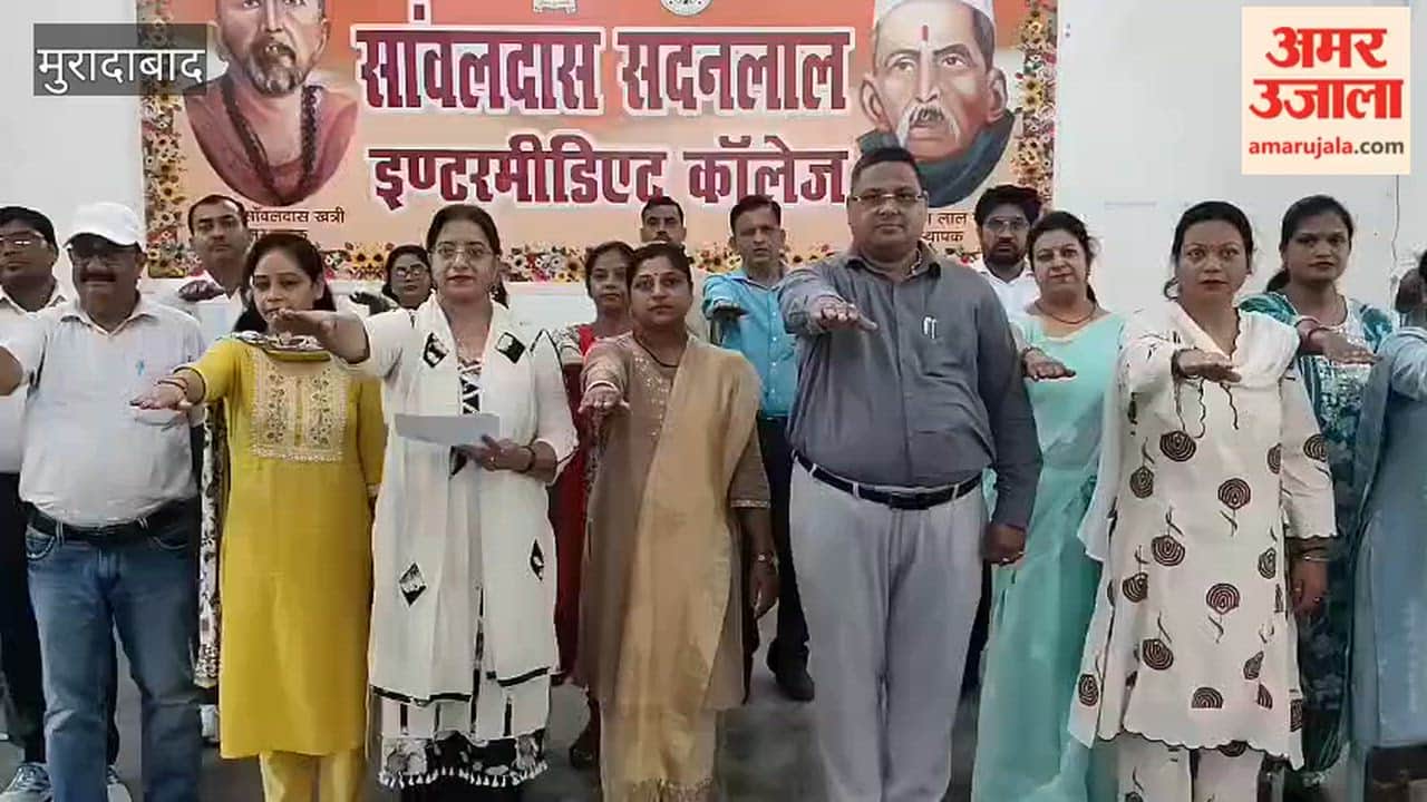 Teachers took an awareness pledge during the education program