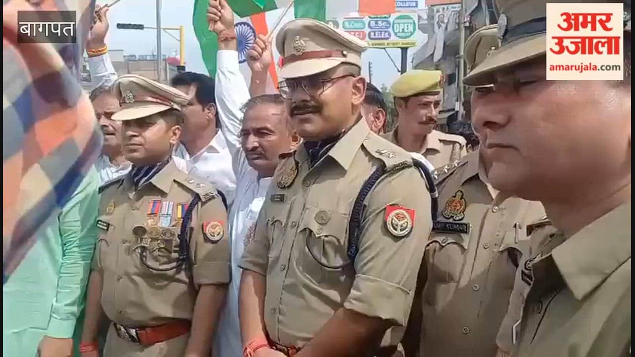 Baghpat: ‘Maa Tujhe Pranam’ Tiranga Yatra Draws Huge Participation in Baghpat