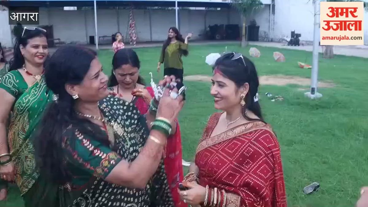 VIDEO: हरियाली तीज पर सजा रंगारंग मंच, पिंकी गोयल बनीं तीज क्वीन; महिलाओं ने खेलों में दिखाया हुनर