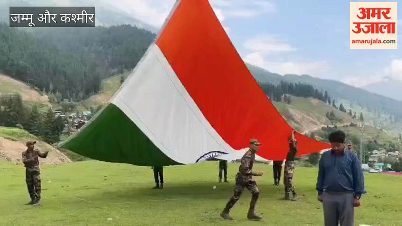 Army Hoists 120-Foot Flag Along LoC in Gurez Amid Heightened Security