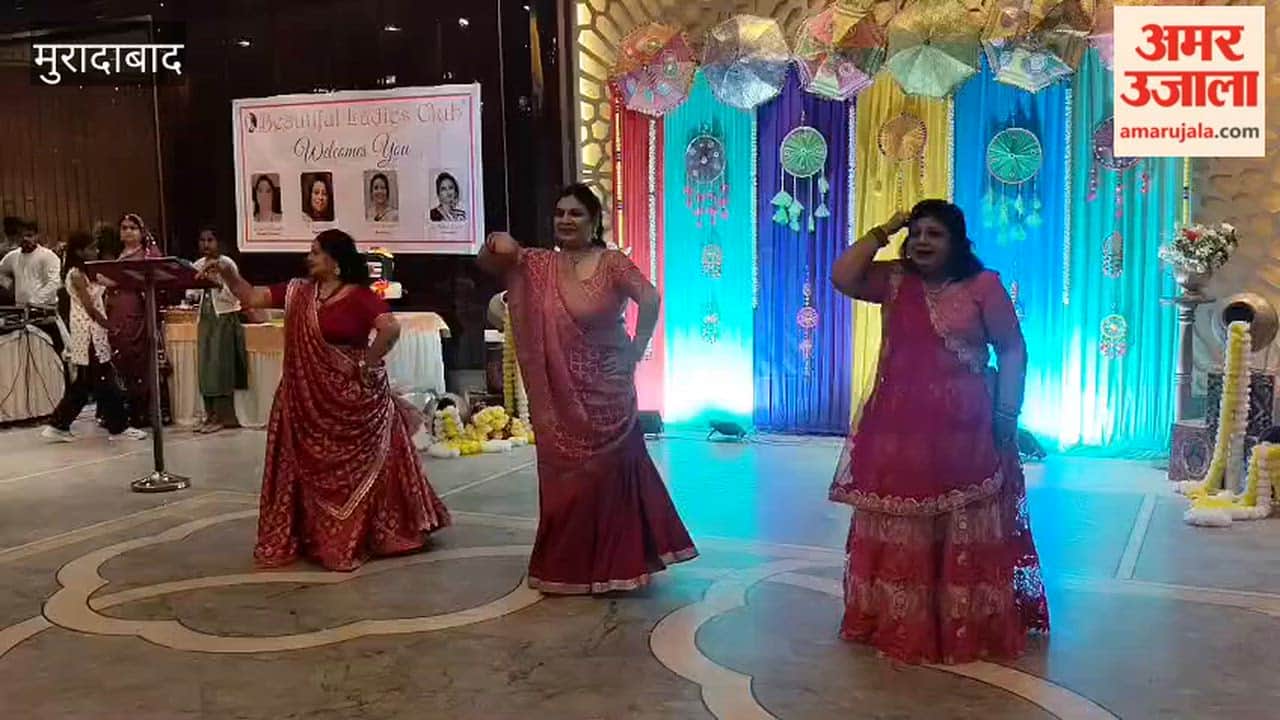 Women gave spectacular dance performances at the Beautiful Ladies Club's Teej celebration