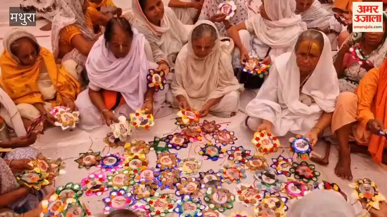 Widowed mothers living in Vrindavan will tie Rakhis to PM Modi