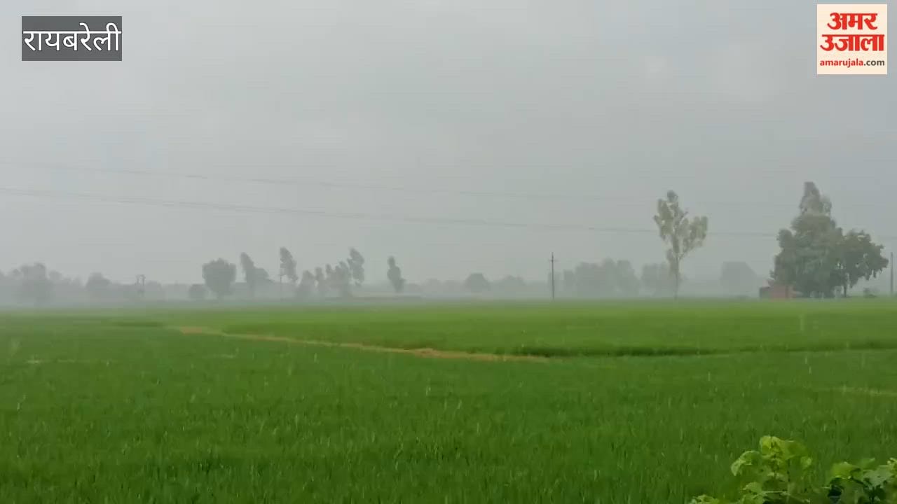 रायबरेली में बारिश से जनजीवन प्रभावित