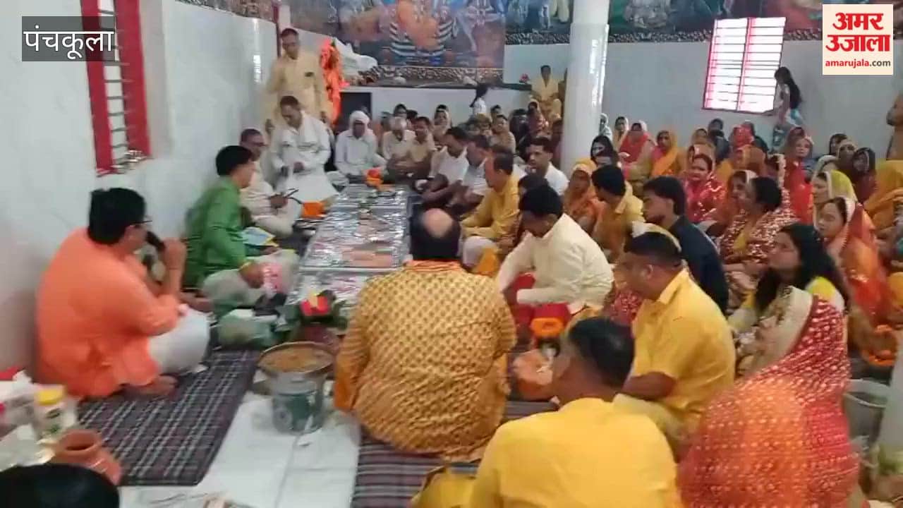 Grand Kalash Yatra taken out in Barwala