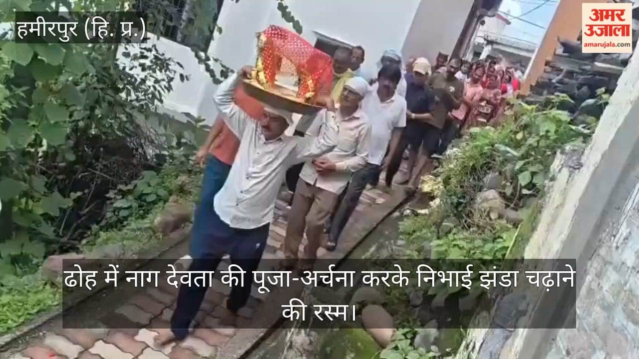 Bhoranj: Ritual of hoisting the flag performed after worshipping Nag Devta at Dhoh.