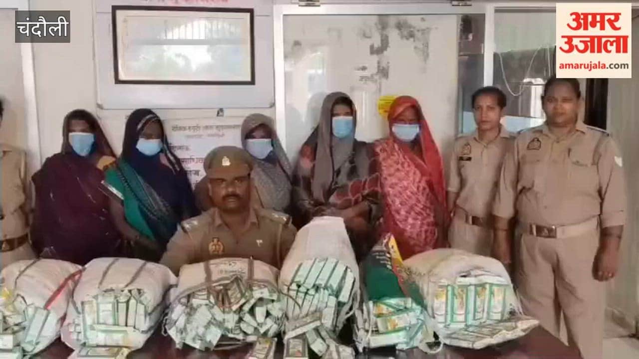 70 liters of country-made liquor seized during a check; five women arrested
