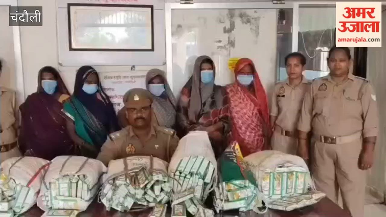 70 liters of country-made liquor seized during a check; five women arrested