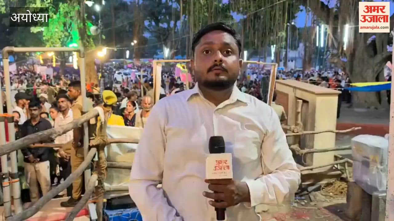 अयोध्या में मणि पर्वत पर सावन झूला मेले का भव्य आगाज