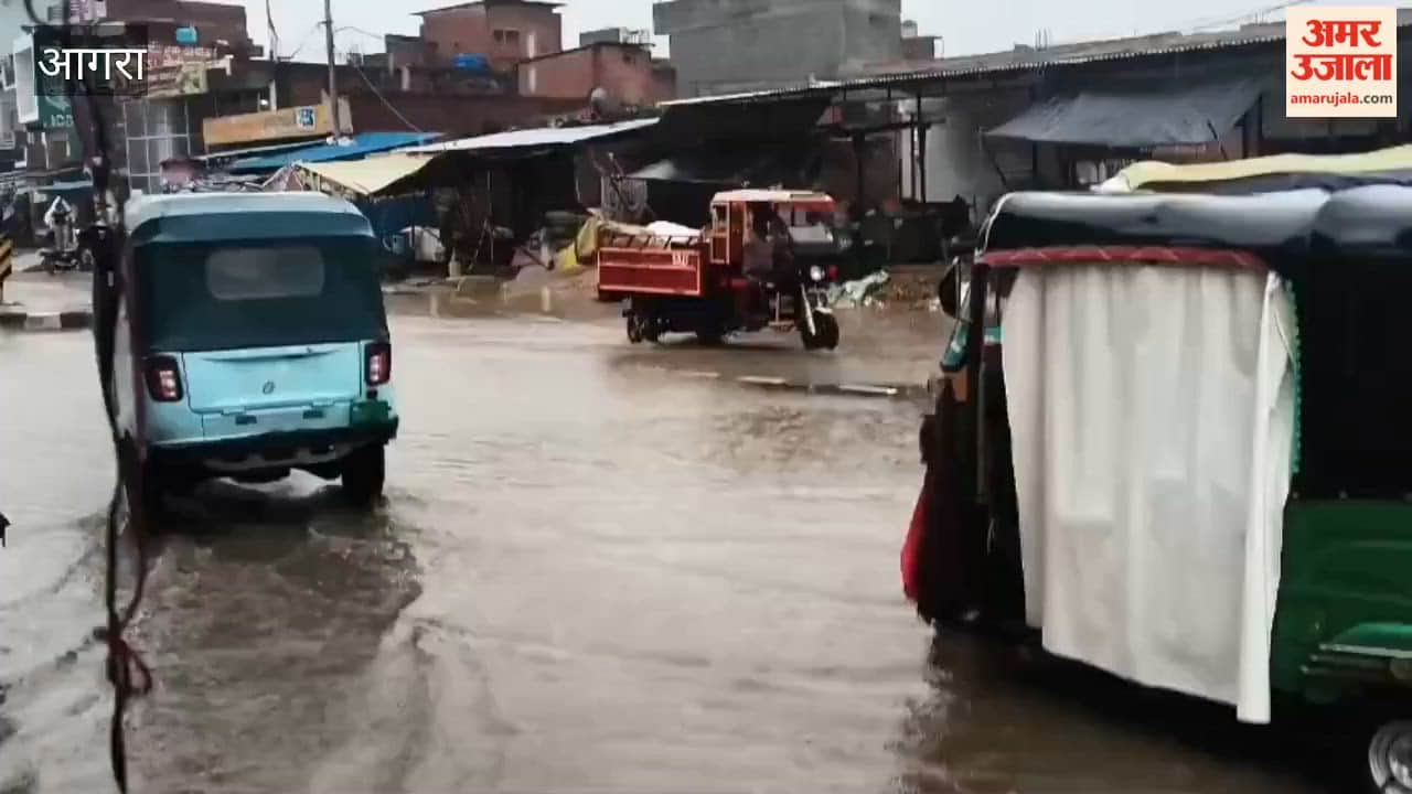Shiva devotees forced to wade through waterlogged stretches on Kanwar route