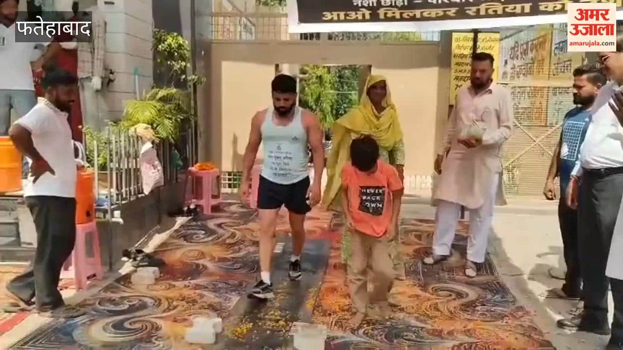 unique initiative to raise awareness among youth against drug abuse: International athlete Sandeep Bishnoi launches a 15-hour push-up campaign