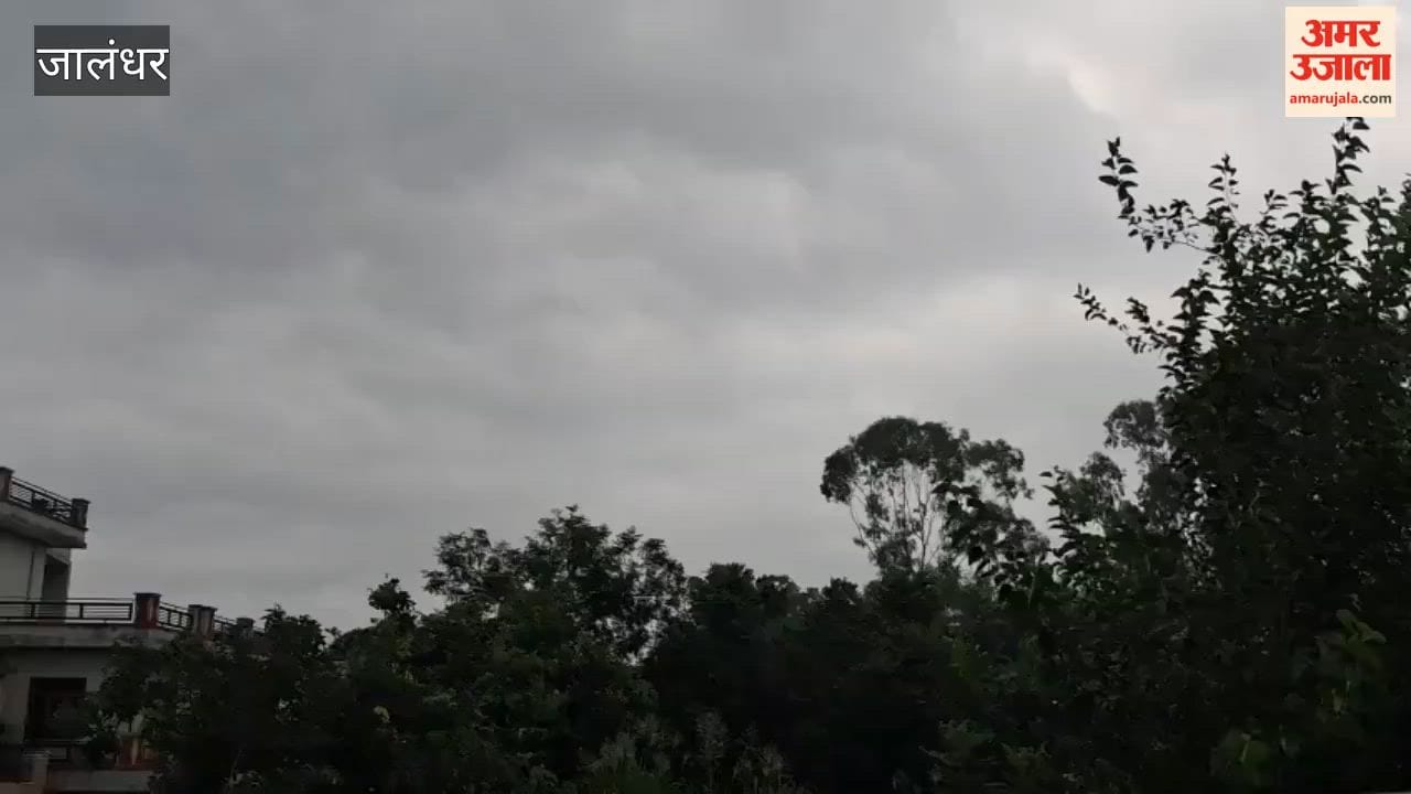 Strong winds and light rain brought relief from the heat in Jalandhar.