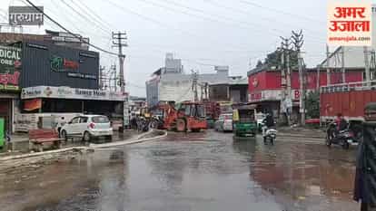 Gurugram: Pipeline repair work at Basai Chowk affected by rain; drinking water supply in several areas of Gurugram impacted.