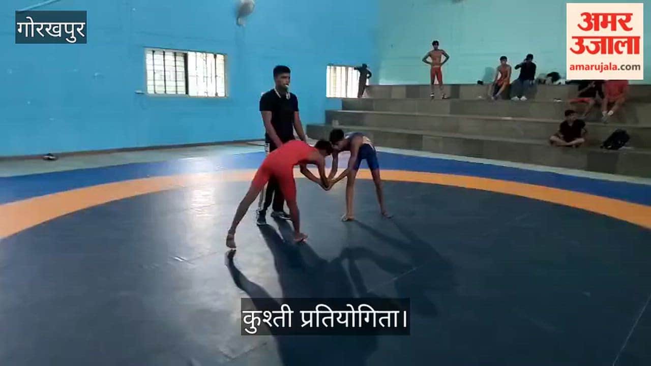 Trials held at the regional stadium for the divisional-level wrestling team.