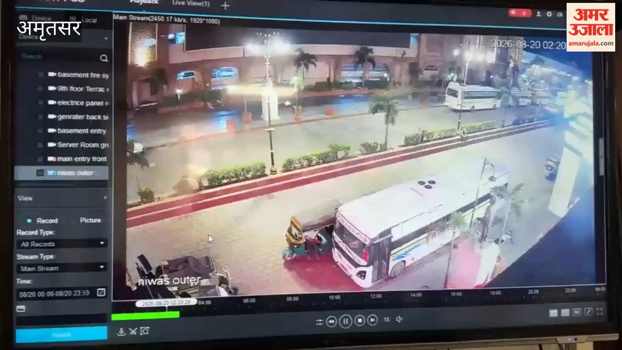 SGPC buses parked on the Heritage Street in Amritsar vandalized.