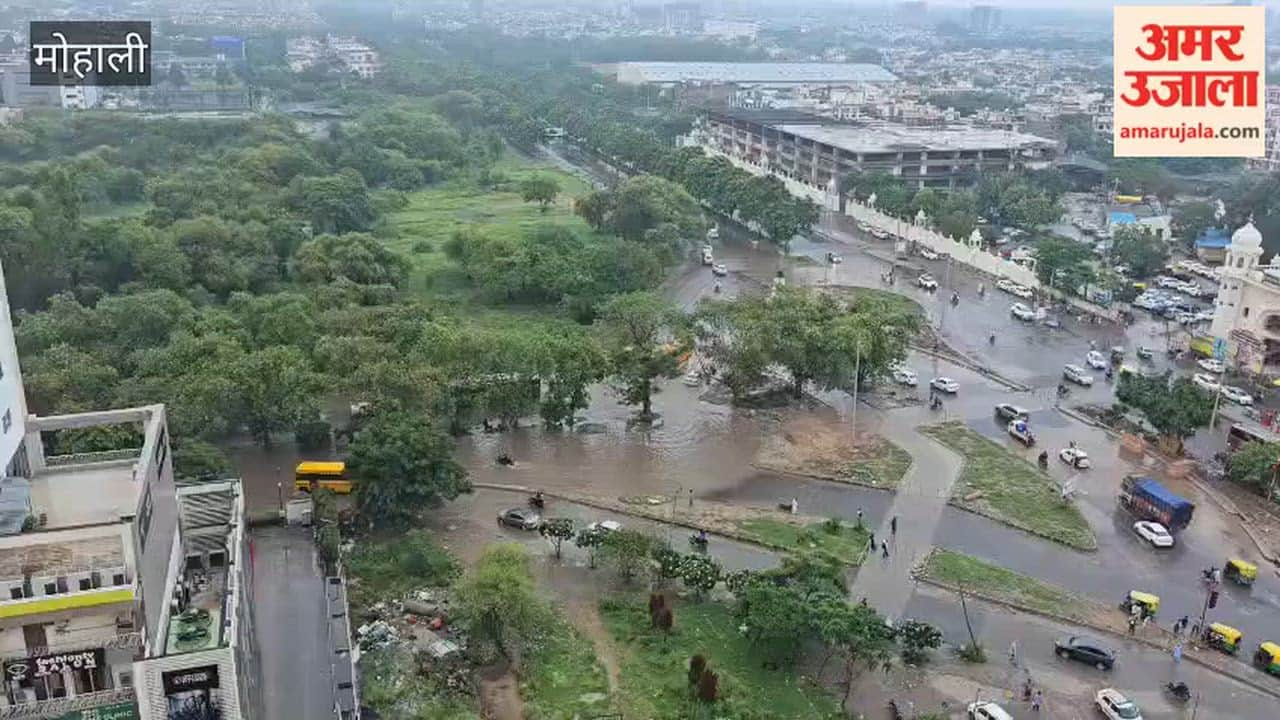 Rain in Mohali roads in several areas including Sector 70