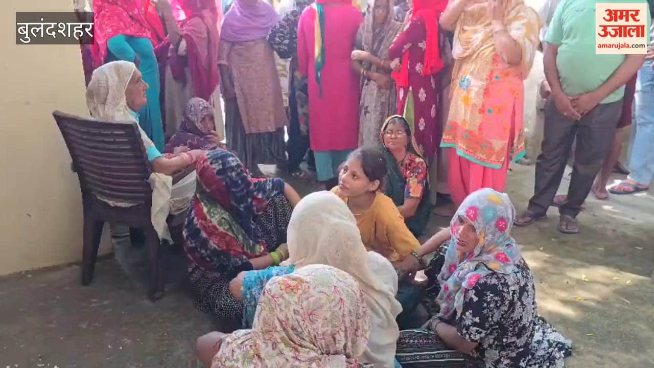 husband hanged himself Wife left for her parents home after dispute in khurja up crime video