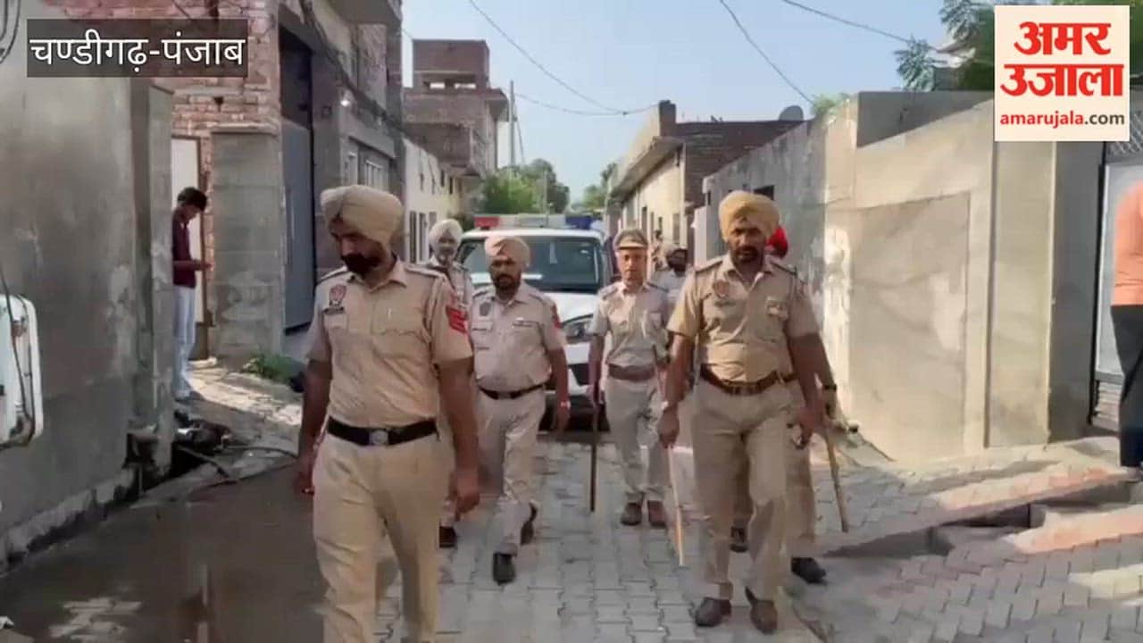 Faridkot district police conducted a search operation in 'hotspot' localities.