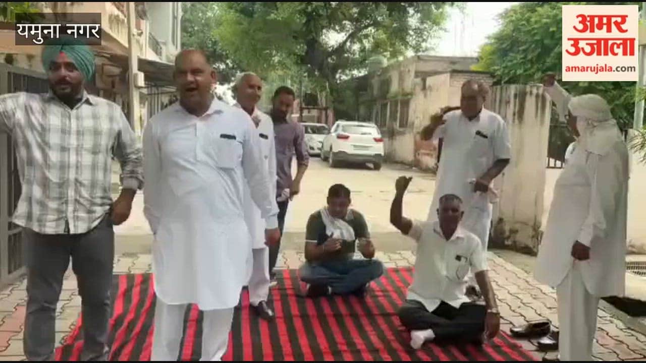Farmers in Yamunanagar stage protest over damaged road; XEN assures early construction.