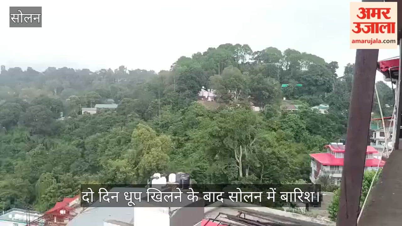 Rain in Solan after two days of sunshine.