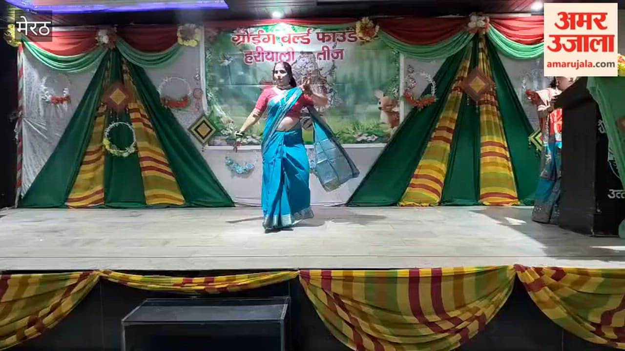 Meerut: Growing World Foundation Club Celebrates Hariyali Teej with Traditional Festivities