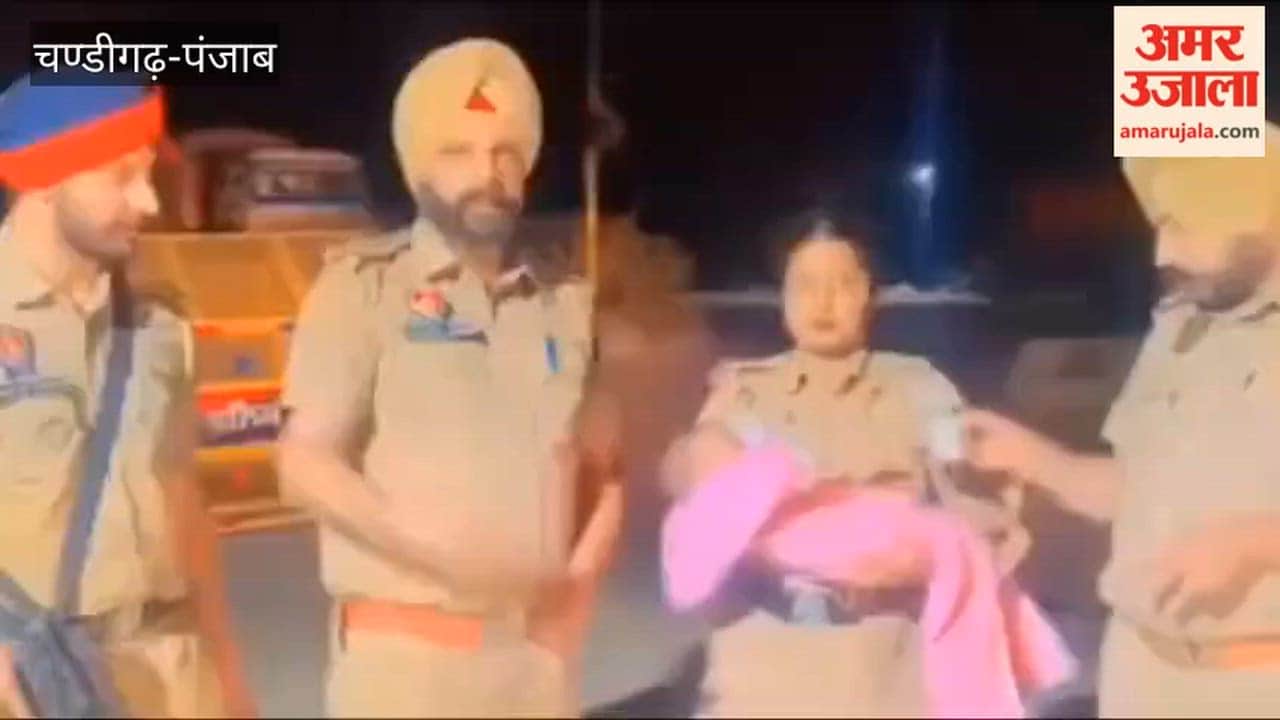Newborn baby found near Bengali Bridge in Makhu; police hand the infant over to the Sarpanch.