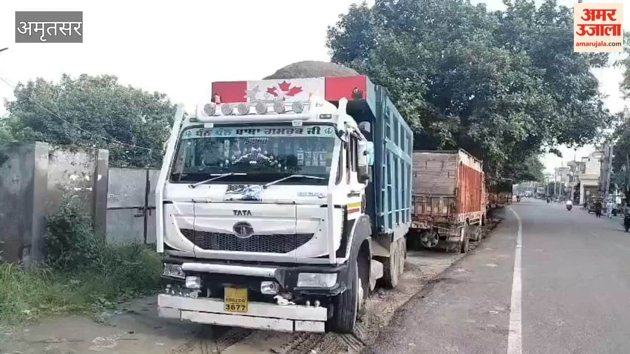 Ajnala police take strict action against illegal mining; several sand-laden trucks seized in the early hours.