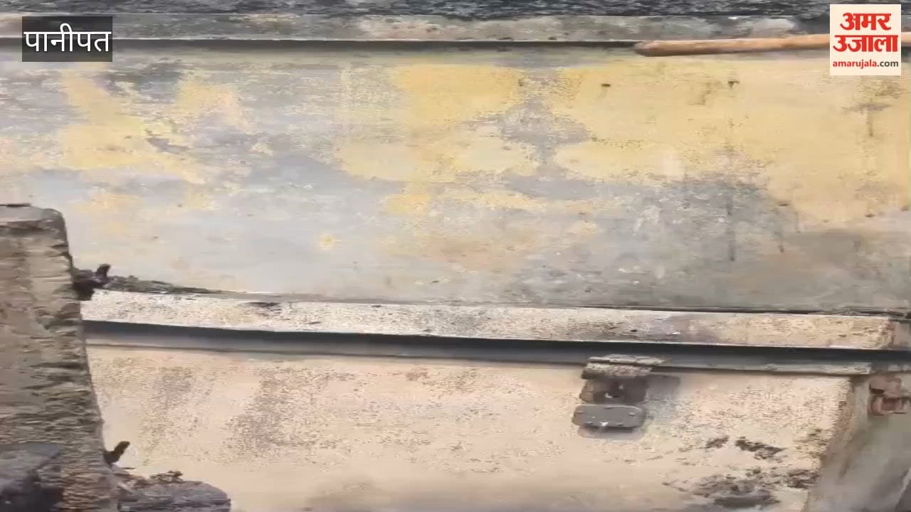 Fire breaks out at a nursery near the Chandni Bagh police station in Panipat due to a cylinder explosion.