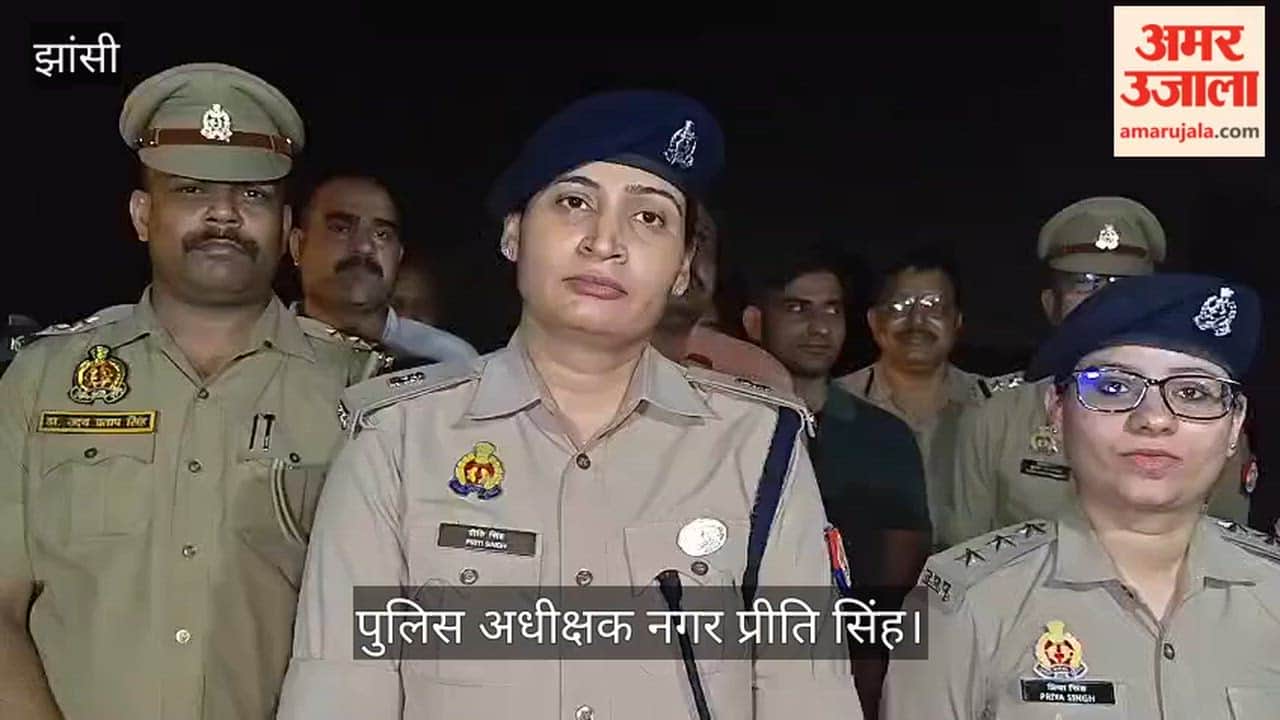 Retaliatory action followed firing at a police team; two country-made pistols, cartridges, cash, and a vehicle were recovered.