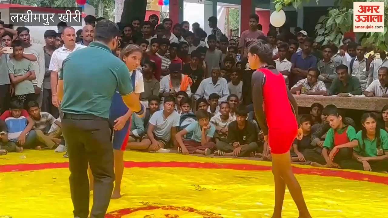 Wrestling Competition Children from Sitapur displayed their prowess and secured first place