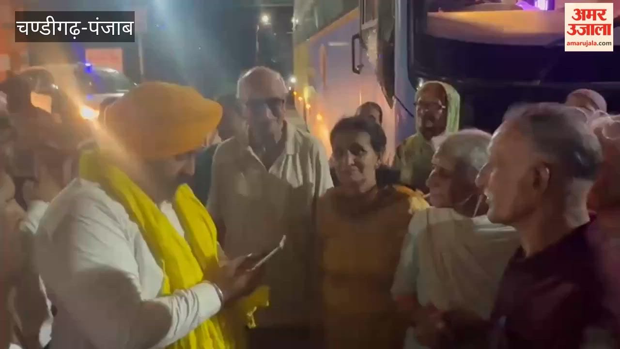 Buses flagged off from Nangal on three routes under the Chief Minister's Pilgrimage Scheme.