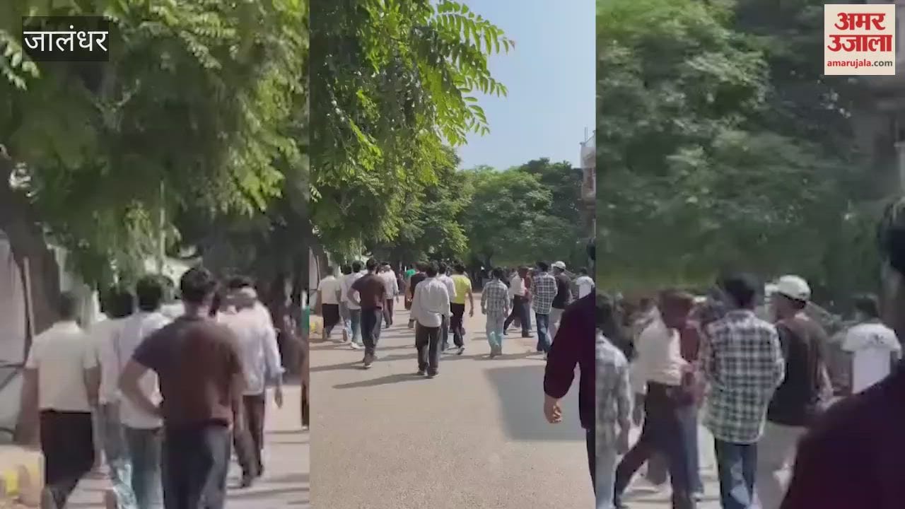 Two groups clashed at Jalandhar's CT Institute; heavy stone-pelting and vandalism ensued.
