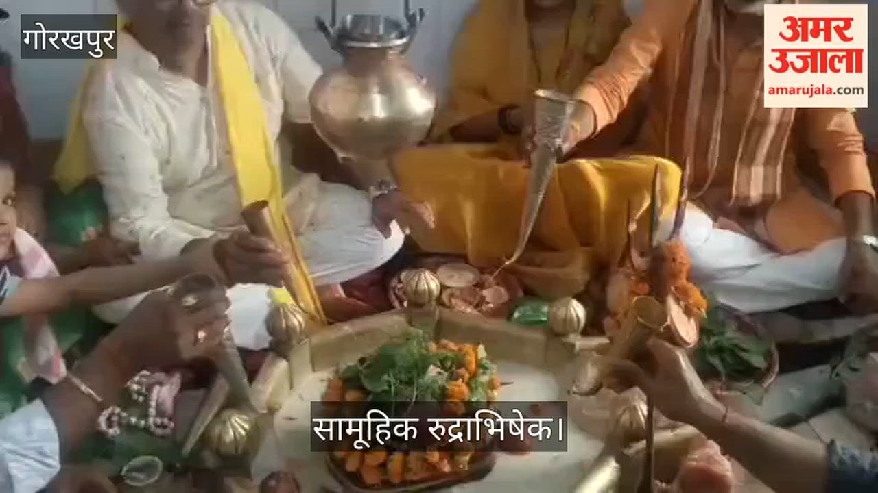 Over 600 families performed a collective Rudrabhishek in Siddharth Nagar Colony.