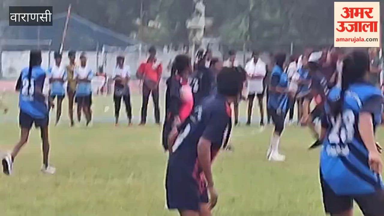 Players showcase skills handball competition in Lalpur Stadium