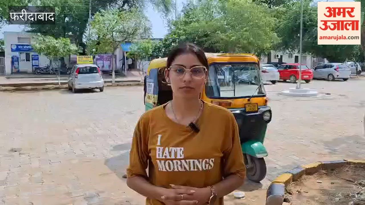 Residents of Greater Faridabad forced to walk to the metro station