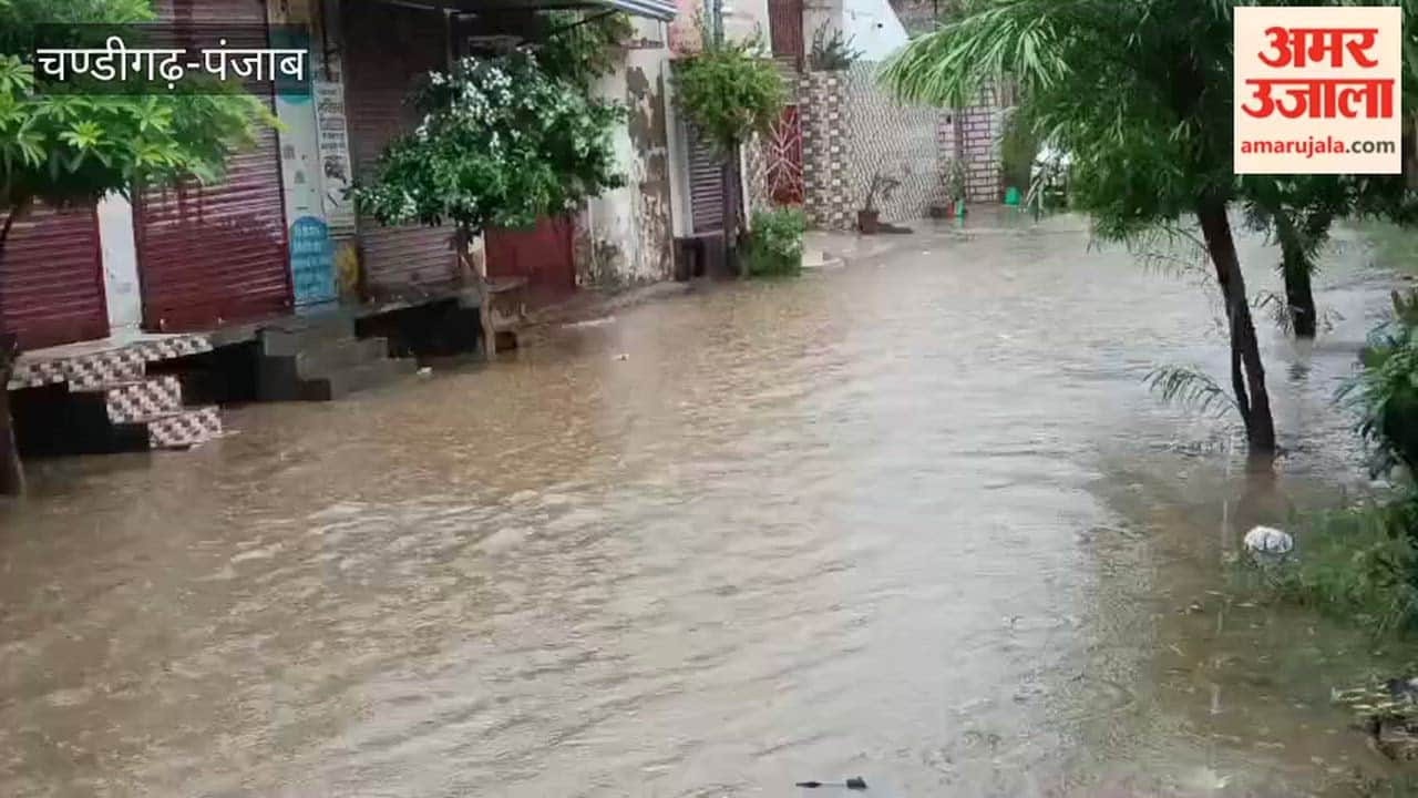 Heavy rain in Moga