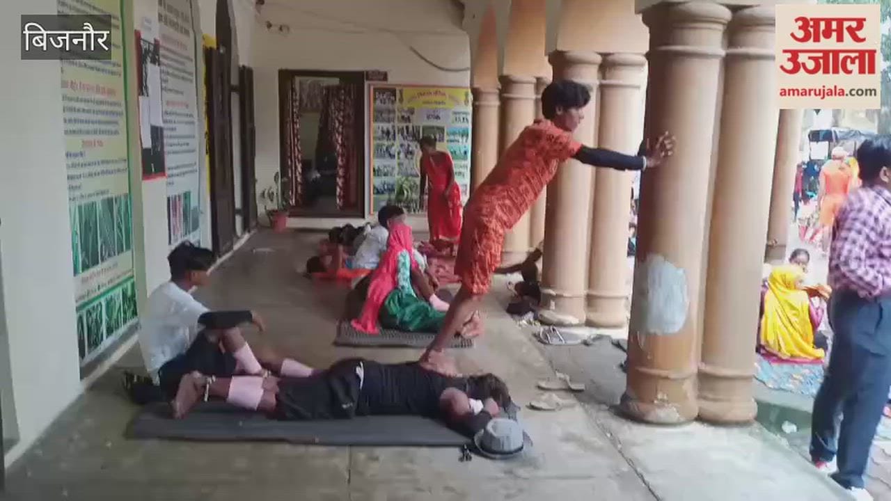 Bijnor: Kanwar Yatris Relax and Relieve Fatigue at Dhampur Sugarcane Committee