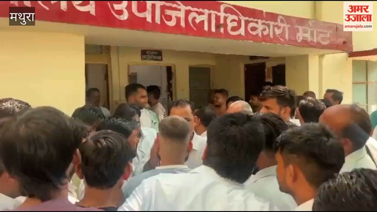 Lekhpal accused of misconduct; lawyers stage protest at SDM's office.