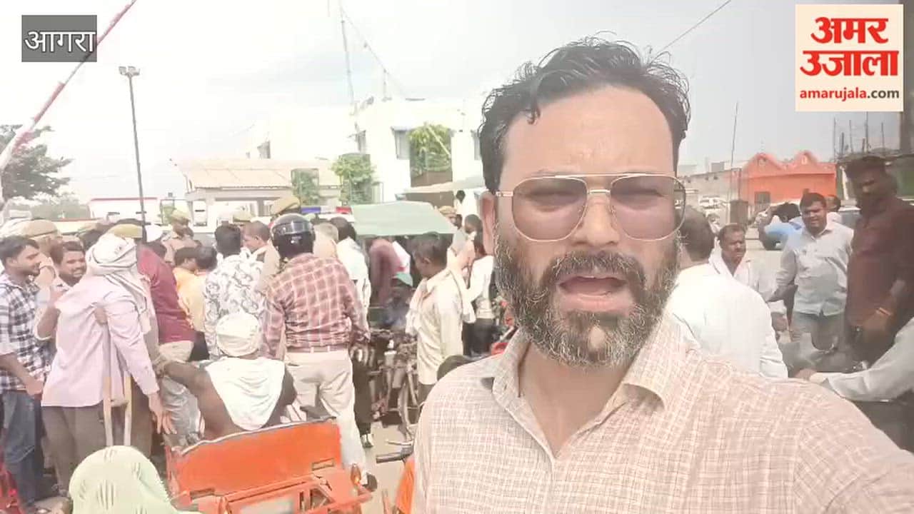 Disabled Protesters Seek Alms at Agra Collectorate MG Road Jammed