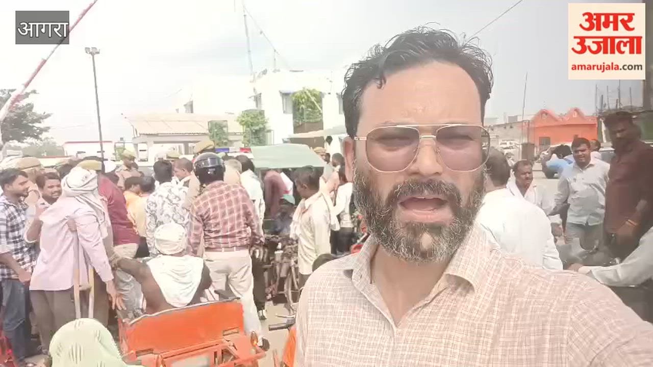 Disabled Protesters Seek Alms at Agra Collectorate MG Road Jammed