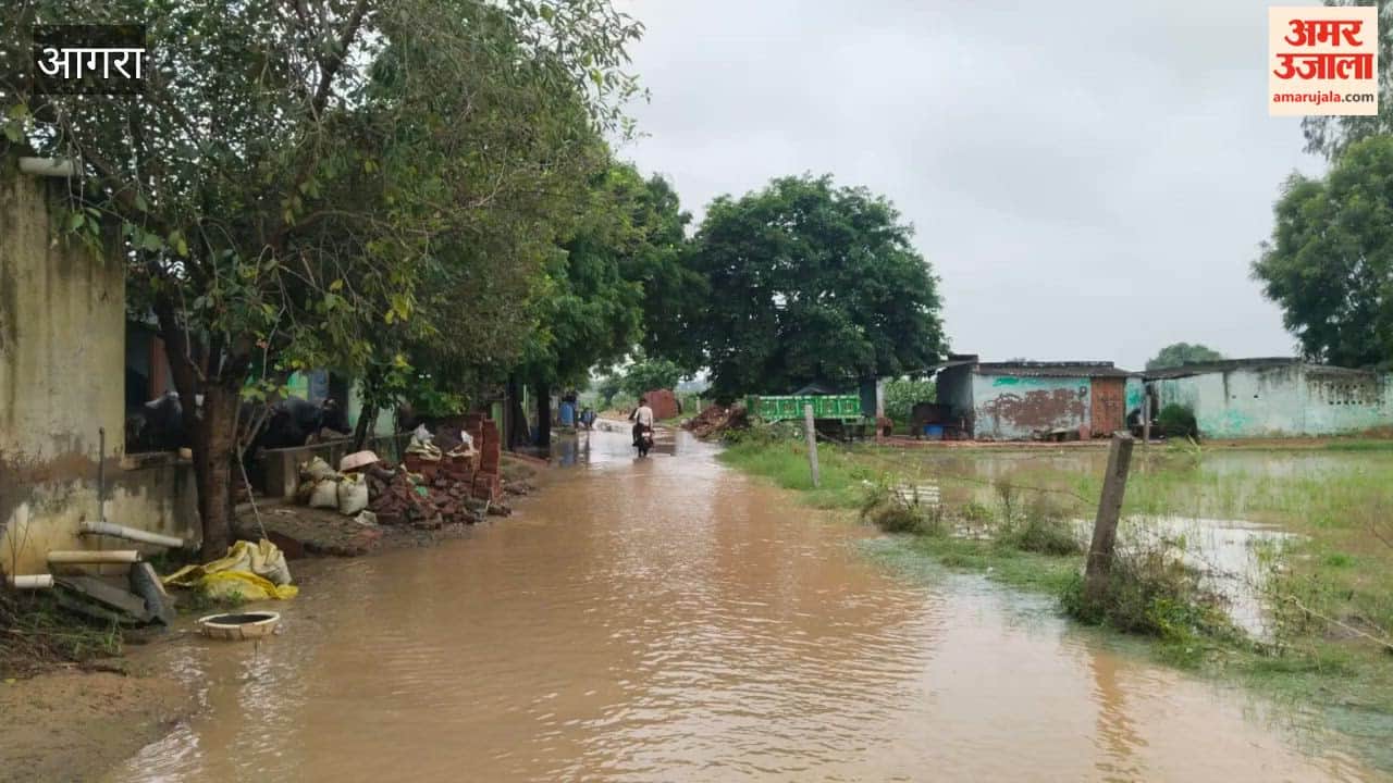 Overnight rain wreaks havoc in Iradatnagar; fields, threshing grounds, and roads submerged.