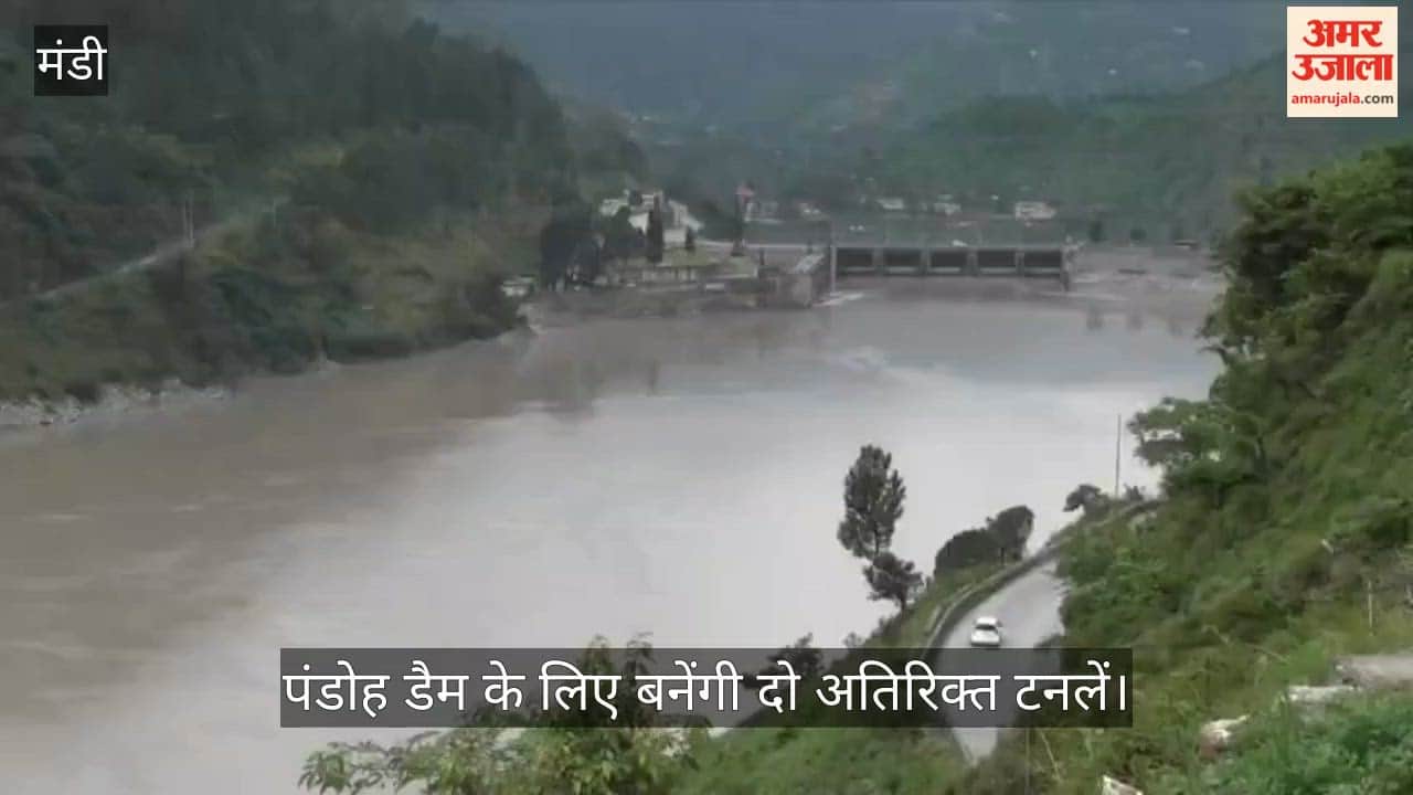 pandoh dam two new tunnels bypass market flood safety mandi