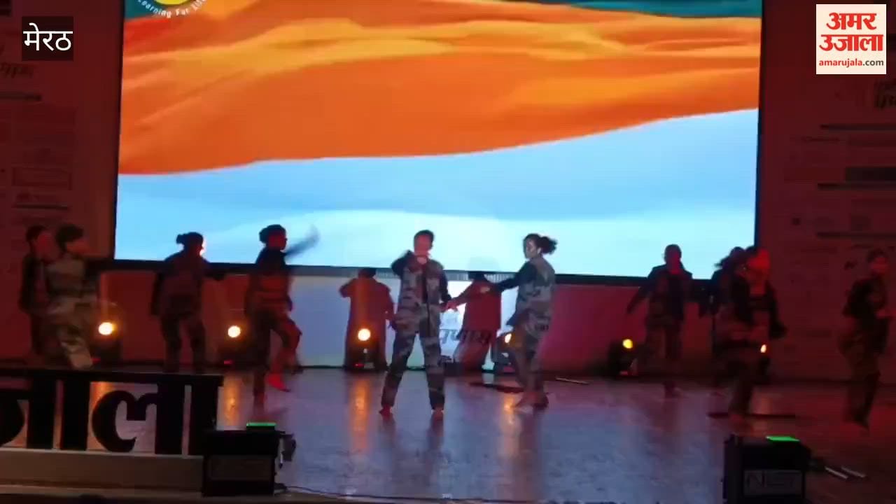 Meerut: Students Showcase Patriotism at ‘Maa Tujhe Pranam’ Dance Competition