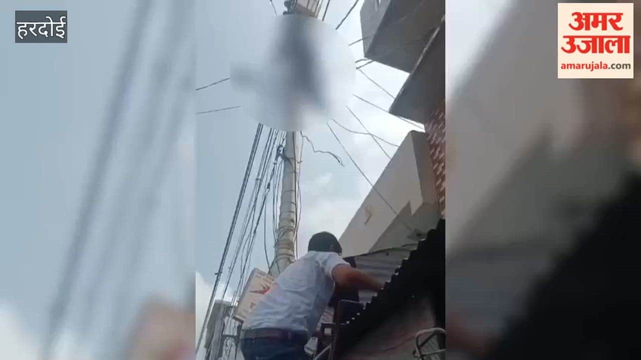 Hardoi: Lineman repairing power lines during a shutdown suffers burns from inverter back-feed current