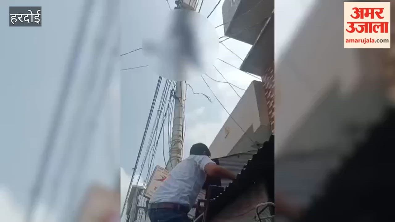 Hardoi: Lineman repairing power lines during a shutdown suffers burns from inverter back-feed current